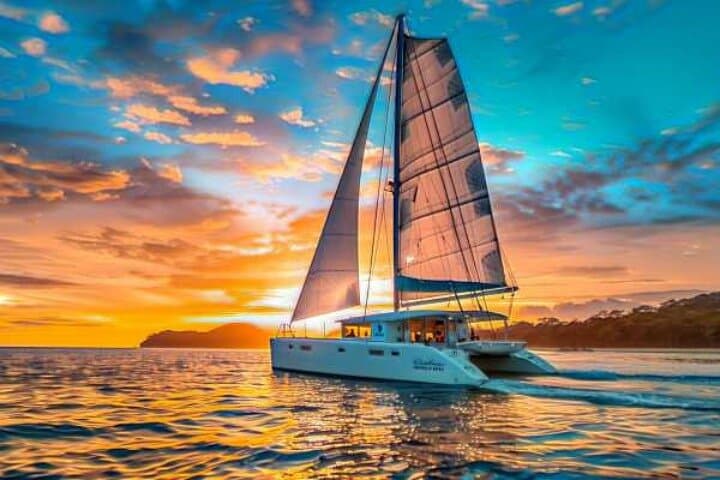 Costa Rica Catamaran: Snorkeling, Sunset, Drinks & Fresh Bites